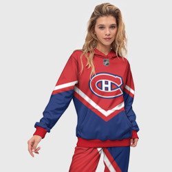 Женский костюм с толстовкой 3D Montreal Canadiens - фото 2