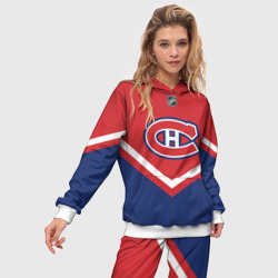 Женский костюм с толстовкой 3D Montreal Canadiens - фото 2