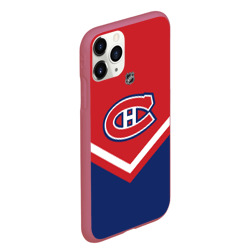 Чехол для iPhone 11 Pro Max матовый Montreal Canadiens - фото 2