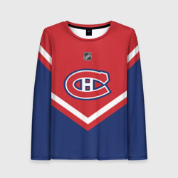 Женский лонгслив 3D Montreal Canadiens