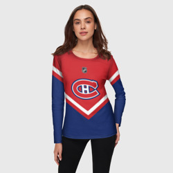 Женский лонгслив 3D Montreal Canadiens - фото 2