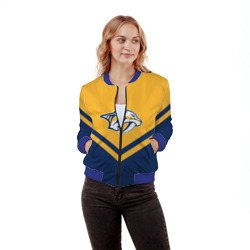 Женский бомбер 3D Nashville Predators - фото 2