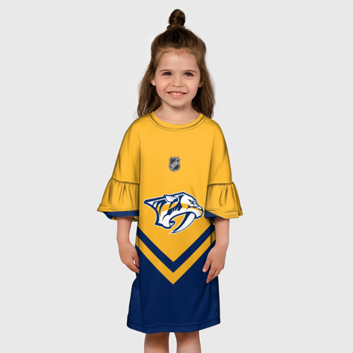 Детское платье 3D Nashville Predators, цвет 3D печать - фото 4