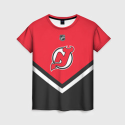 Женская футболка 3D New Jersey Devils