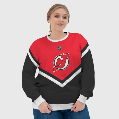 Женский свитшот 3D New Jersey Devils, цвет 3D печать - фото 6