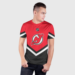 Мужская футболка 3D Slim New Jersey Devils - фото 2