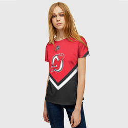 Женская футболка 3D New Jersey Devils - фото 2