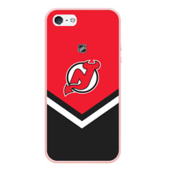 Чехол для iPhone 5/5S матовый New Jersey Devils