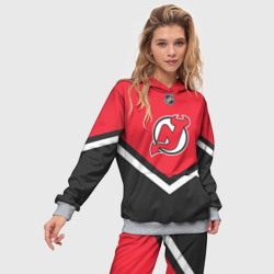 Женский костюм с толстовкой 3D New Jersey Devils - фото 2