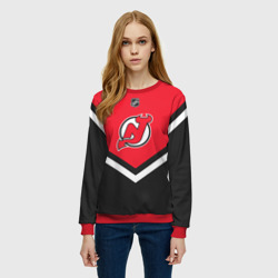 Женский свитшот 3D New Jersey Devils - фото 2