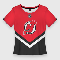 Женская футболка 3D Slim New Jersey Devils