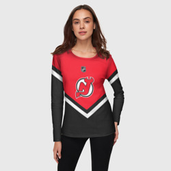 Женский лонгслив 3D New Jersey Devils - фото 2