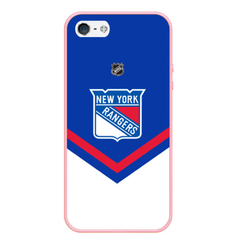 Чехол для iPhone 5/5S матовый New York Rangers, цвет баблгам