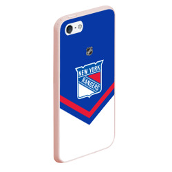 Чехол для iPhone 5/5S матовый New York Rangers - фото 2