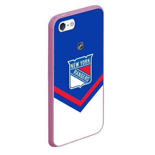 Чехол для iPhone 5/5S матовый New York Rangers - фото 3