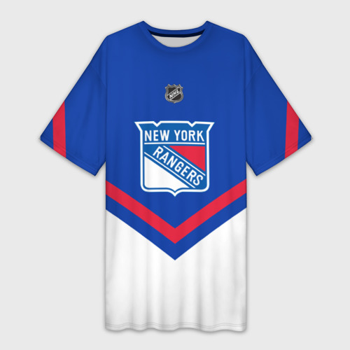 Платье-футболка 3D New York Rangers