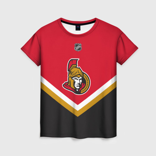 Женская футболка 3D Ottawa Senators, цвет 3D печать