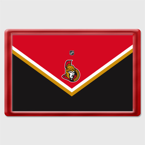 Магнит 45*70 Ottawa Senators, цвет красный