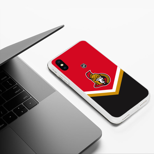 Чехол для iPhone XS Max матовый Ottawa Senators - фото 5