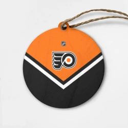 Деревянная игрушка круг Philadelphia Flyers