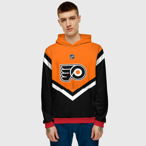 Мужская толстовка 3D Philadelphia Flyers, цвет красный - фото 3