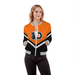 Женский бомбер 3D Philadelphia Flyers - фото 2