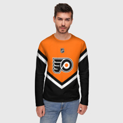 Мужской лонгслив 3D Philadelphia Flyers - фото 2