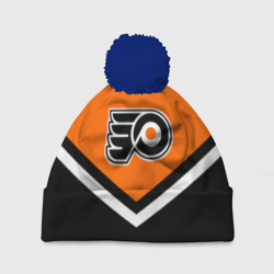 Шапка 3D c помпоном Philadelphia Flyers