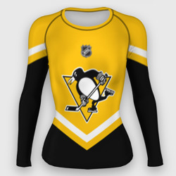 Женский рашгард 3D Pittsburgh Penguins