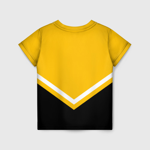 Детская футболка 3D с принтом Pittsburgh Penguins, вид сзади #1