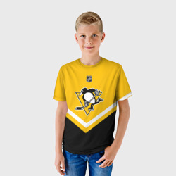 Детская футболка 3D Pittsburgh Penguins - фото 2