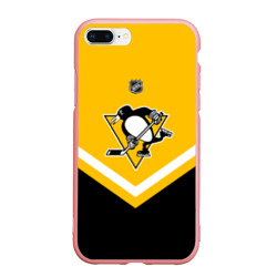 Чехол для iPhone 7Plus/8 Plus матовый Pittsburgh Penguins