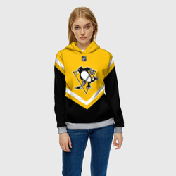 Женская толстовка 3D Pittsburgh Penguins - фото 2