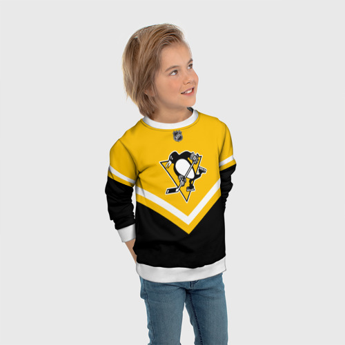 Детский свитшот 3D Pittsburgh Penguins, цвет 3D печать - фото 5