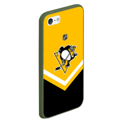 Чехол для iPhone 5/5S матовый Pittsburgh Penguins - фото 2