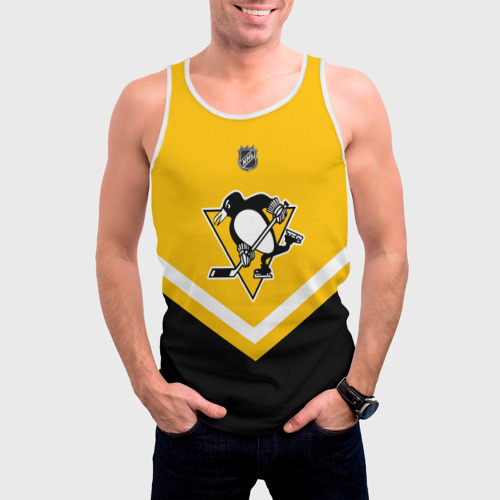 Мужская майка 3D Pittsburgh Penguins - фото 3