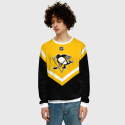 Мужской свитшот 3D Pittsburgh Penguins - фото 2