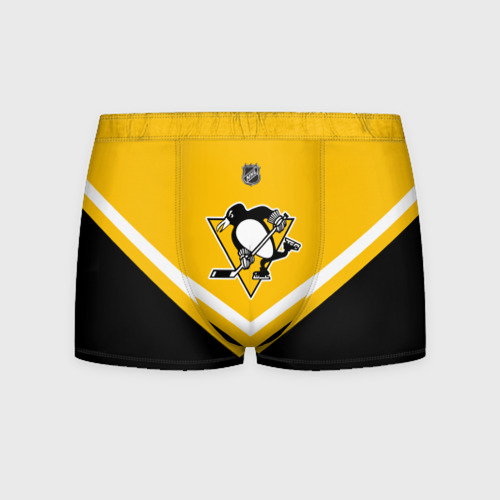Мужские трусы 3D Pittsburgh Penguins, цвет 3D печать