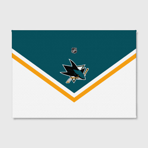 Холст прямоугольный San Jose Sharks, цвет 3D печать - фото 2