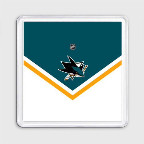 Магнит 55*55 San Jose Sharks