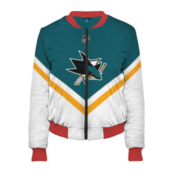 Женский бомбер 3D San Jose Sharks