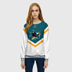 Женский свитшот 3D San Jose Sharks - фото 2