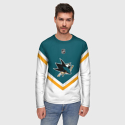 Мужской лонгслив 3D San Jose Sharks - фото 2