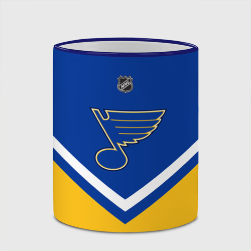 Кружка с полной запечаткой St. Louis Blues, цвет Кант синий - фото 4