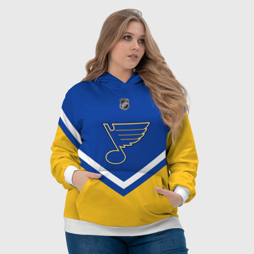 Женская толстовка 3D St. Louis Blues, цвет 3D печать - фото 6