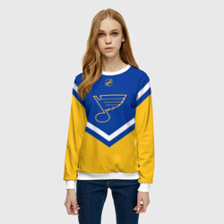 Женский свитшот 3D St. Louis Blues - фото 2