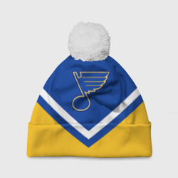 Шапка 3D c помпоном St. Louis Blues