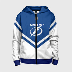 Детская толстовка 3D на молнии Tampa Bay Lightning