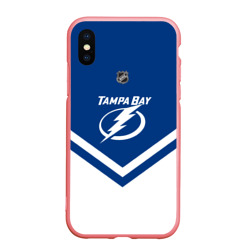 Чехол для iPhone XS Max матовый Tampa Bay Lightning