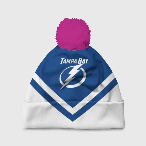 Шапка 3D c помпоном Tampa Bay Lightning